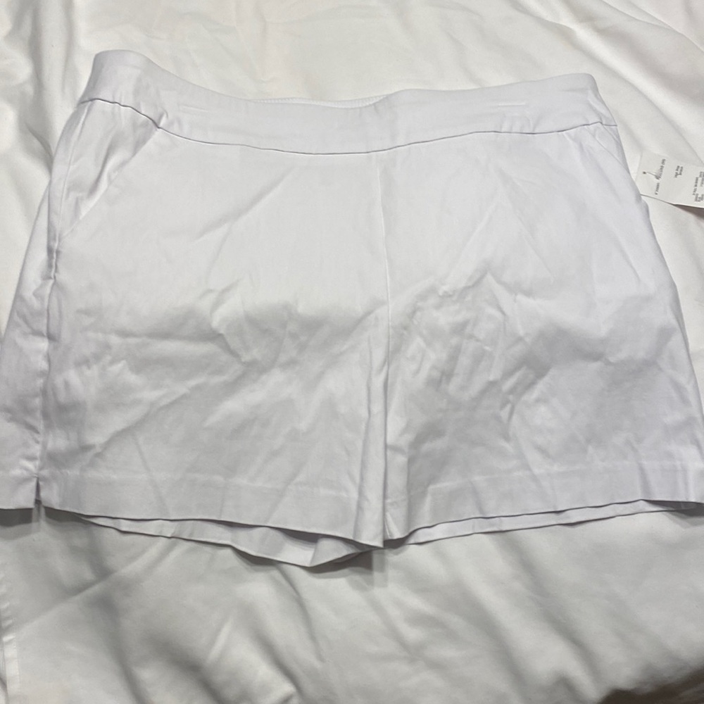 Women’s white shorts